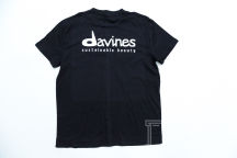 Черные футболки с логотипом «Davines»